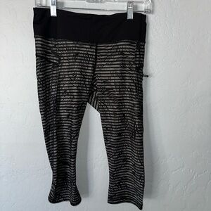 Lululemon Pace Rival Crop- Full- On Luxtreme